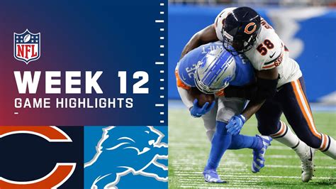 Bears vs. Lions Week 12 Highlights | NFL 2021 - Win Big Sports