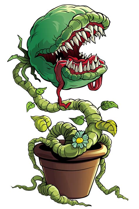 Pin by Tracy Brooks on Haunting Halloween | Plant monster, Plant illustration, Carnivorous plants