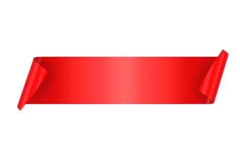 Premium Photo | Blank Red Satin Ribbon Banner with Copyspace for Yours ...