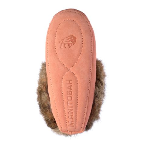 Tipi Moccasins - Coral – Sheepskin Loft