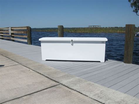 Dock Box - 75"L x 27"W x 25"H | Dock, Fiberglass, Pier