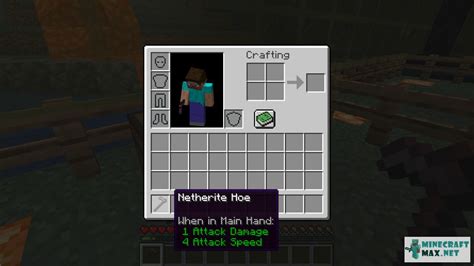 Netherite Hoe | How to craft netherite hoe in Minecraft | Minecraft Wiki