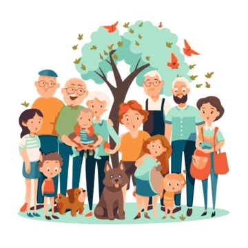 Family Reunion Clipart Images | Free Download | PNG Transparent Background - Pngtree