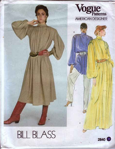 Vintage Vogue American Designer Patterns 2840 sewing pattern