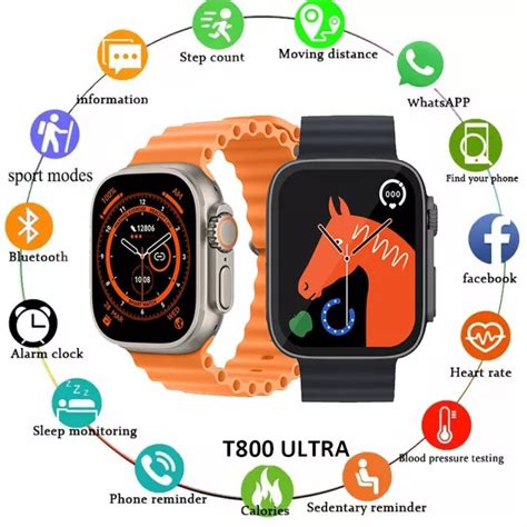 T800 Ultra Smartwatch Series 8 with Wireless Charging