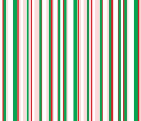 Holiday Peppermint Stripes fabric - argenti - Spoonflower