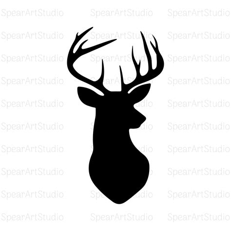 Buck Silhouette Outline