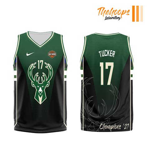 THL NBA Milwaukee Bucks Green Version 2 Champions Jersey Full ...