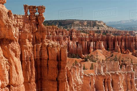 Hoodoo rock formations in Bryce Canyon National Park, Utah, USA - Stock Photo - Dissolve