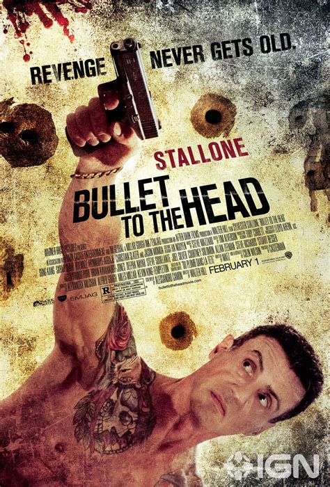 Bullet to the Head 'Revenge Never Gets Old' Poster