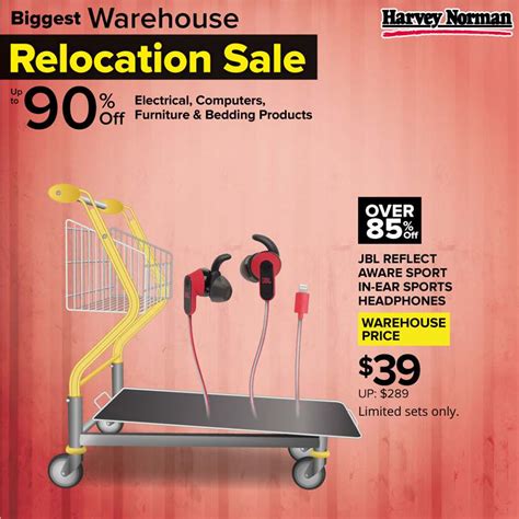 Harvey Norman Warehouse Sale Has Up To 90% Off Electronics & Furniture ...