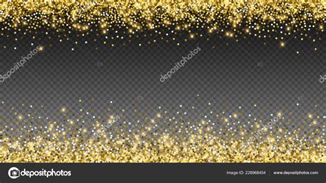 Sparkling gold luxury sparkling confetti. Scattere Stock Vector by ...