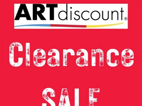 Clearance Sales - Discount Art Supplies