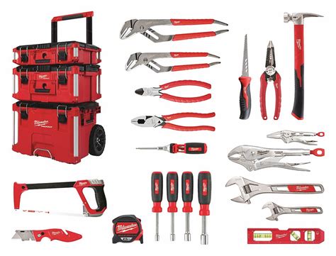 MILWAUKEE 18-PC Electricians Tool Kit - 444N78|48-22-0140 - Grainger