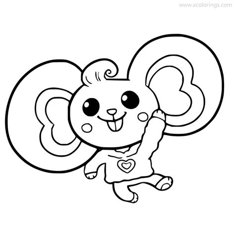 Chip and Potato Coloring Pages Pug and Mouse - XColorings.com