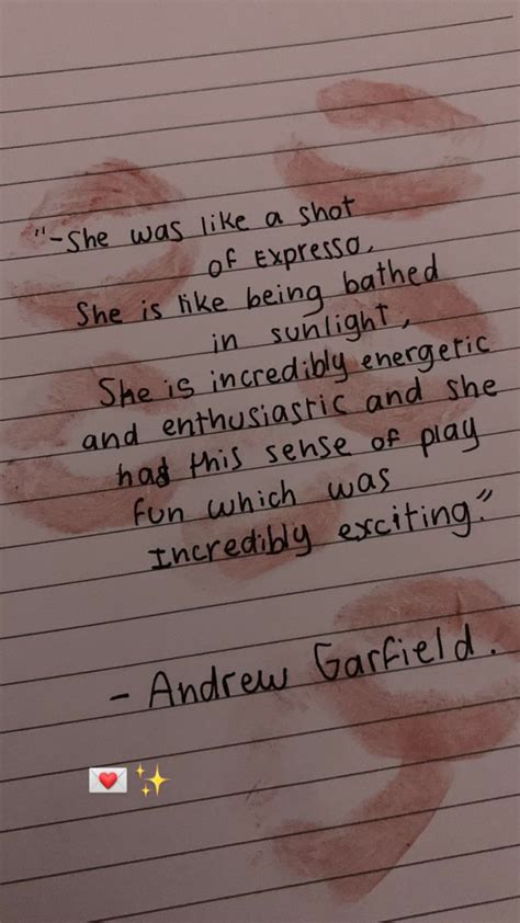 Andrew Garfield💌 | Pretty quotes, Pretty journals, Pretty words