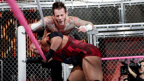 CM Punk vs. Ryback & Paul Heyman – 2-on-1 Handicap Hell in a Cell Match ...