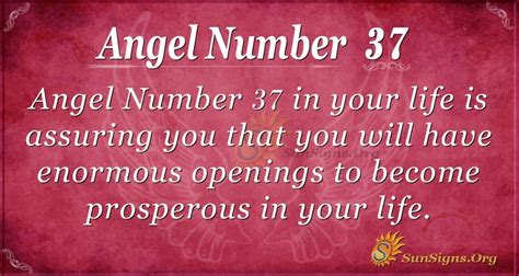 Angel Number 37 Meaning - A Sign Of New Opportunities - SunSigns.Org