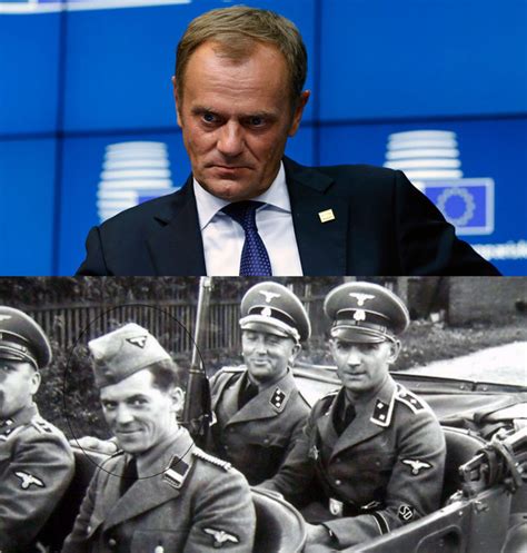 Donald Tusk accuses Poland of being Putin's puppet. WW2 photos say Tusk ...