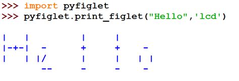 Pyfiglet in Python with example - CodeSpeedy