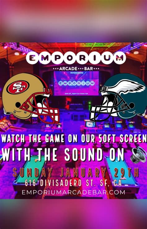 49ers Watch Party-49ers vs. Eagles | Emporium SF | Jan 29