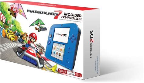 Bingua.com - Nintendo 2DS - Electric Blue with Mario Kart 7