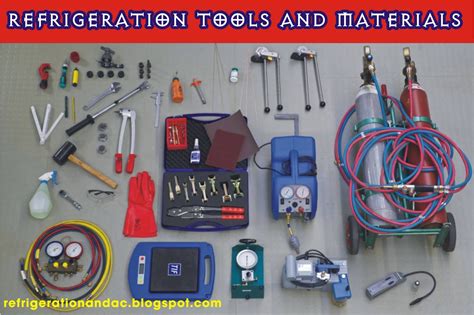 REFRIGERATION TOOLS AND MATERIALS