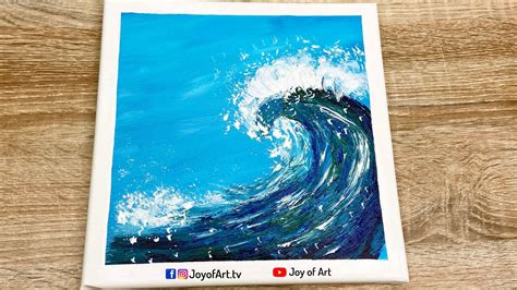 Wave Acrylic Painting