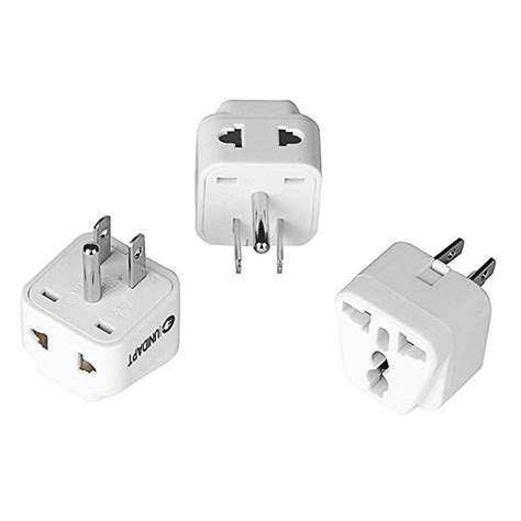 ProGlobe US Plug Adapter for Europe to USA - Power Plug Adapter with ...