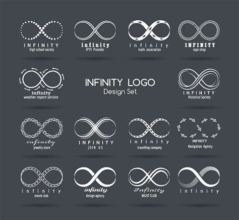 Set of vector infinity logo design | Logo design set, Logo design, Logo ...