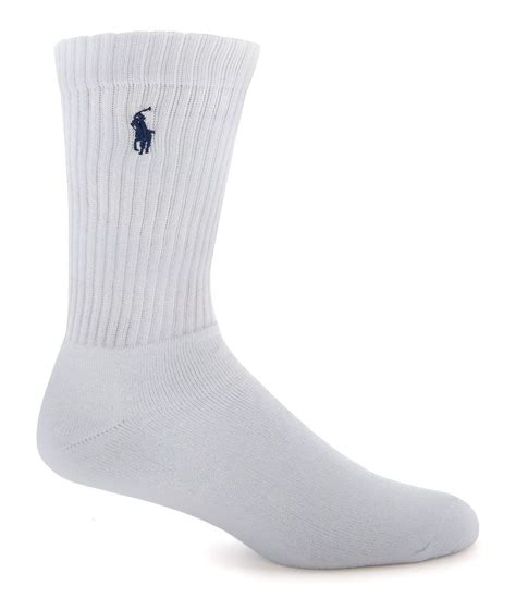 Polo Ralph Lauren Cotton-Blend Crew Socks 3-Pack | Dillards