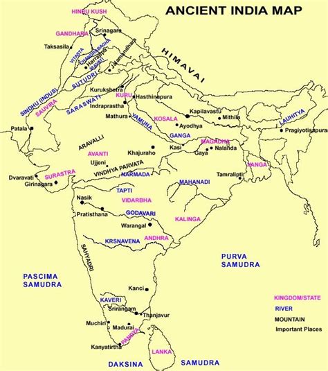 Ancient India Map