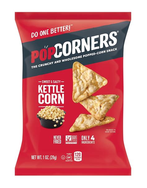 Amazon.com: PopCorners Kettle Corn Snack Pack | Gluten Free, Vegan Snack | (40 Pack, 1 oz Snack ...