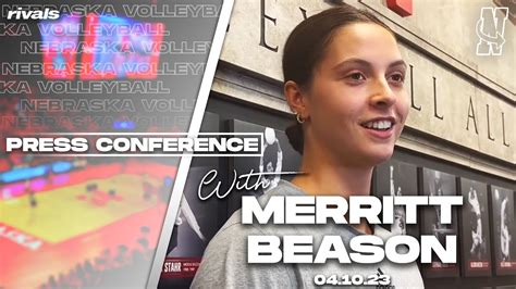 Nebraska Volleyball: Merritt Beason talks transfer and spring practice - YouTube