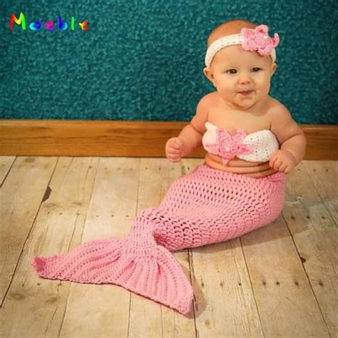 Mermaid Costume - Crochet, Babies & Kids, Babies & Kids Fashion on ...