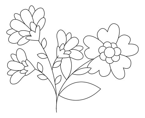 6 Best Images of Free Printable Flower Embroidery Patterns - Flower Embroidery Designs Patterns ...