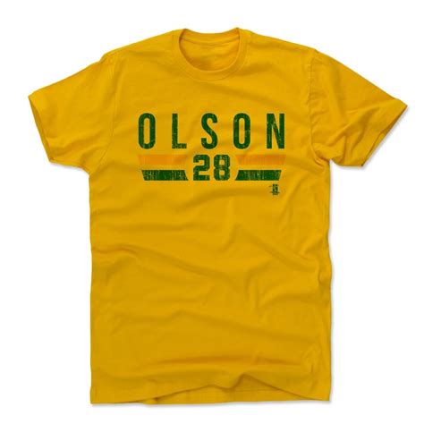 Matt Olson Shirt Oakland Baseball S Apparel Matt Olson Oakland Font ...