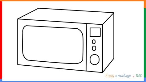 How To Draw Microwave