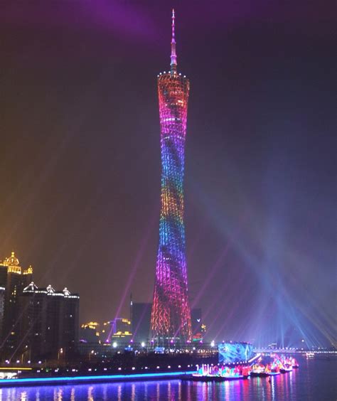 Canton Tower, formerly known as Guangzhou TV Astronomical and Sightseeing Tower and also known ...