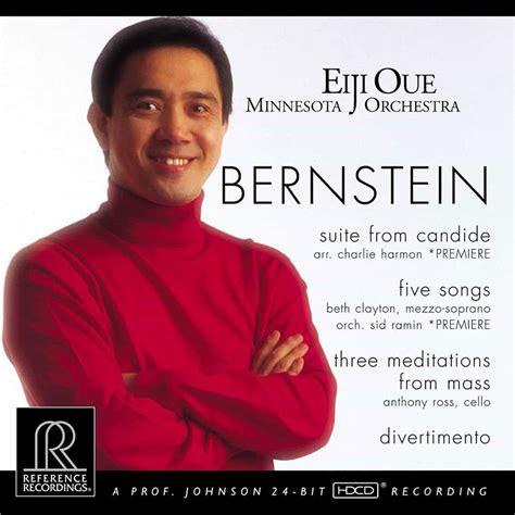 Club CD: BERNSTEIN - Suite from Candide / Fife Songs / Three meditations from mass / Divertimento