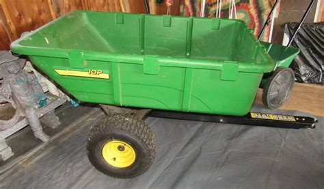 John Deere 10p Dump Trailer Garden Cart