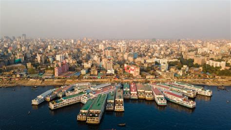 Aerial View of Sadarghat Launch Terminal Dhaka Bangladesh. Dhaka City Skyline | The Fintech Times