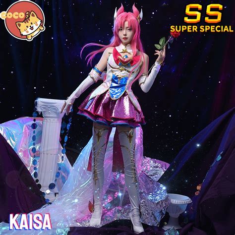 Game LOL Star Guardian Kaisa Cosplay Costume Game LOL Kaisa New Skin ...