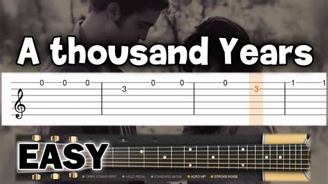 Christina Perri - A Thousand Years - EASY Guitar tutorial (TAB) - Guitar Academies