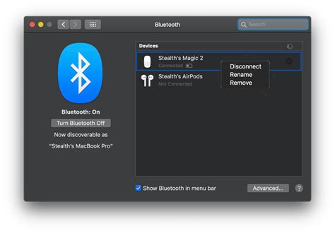 How do we change the name of a Bluetooth device (Apple Magic Mouse) in Windows 7, 8, 8.1 or ...