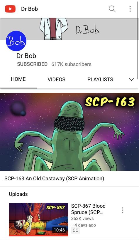 What’s your guys opinion on dr. Bob, an scp animation channel : r/SCP