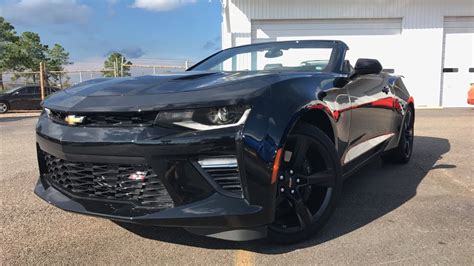 2018 Chevrolet Camaro SS Convertible (ALL BLACK) - Review - YouTube