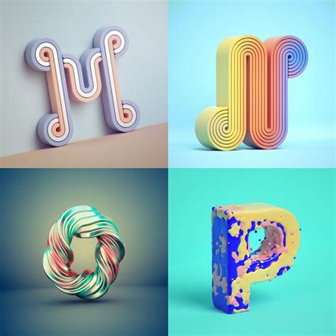 45 Projects for 3D Lettering Inspiration - HOW Design | 3d type ...