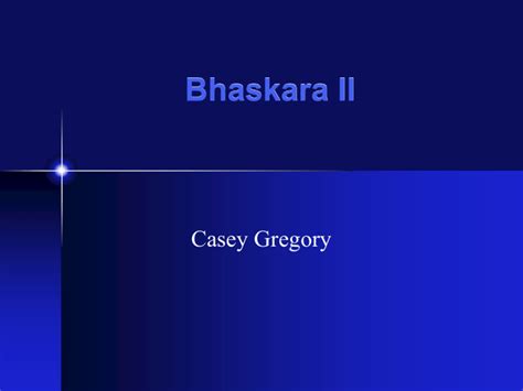 Bhaskara II - Mathematics