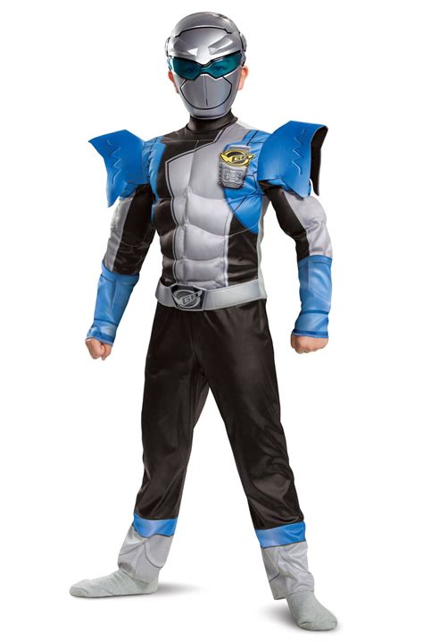 Silver Ranger Beast Morphers Classic Muscle Child Costume - Walmart.com